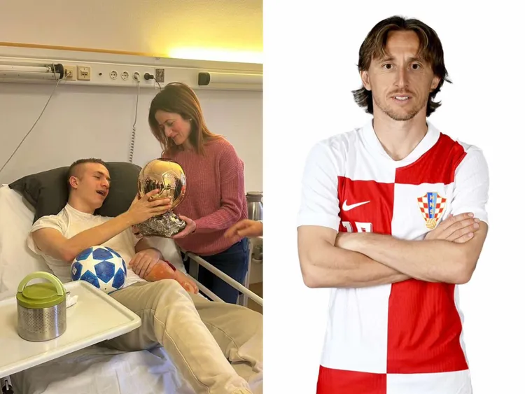 Luka Modrić z gestem dla młodego piłkarza