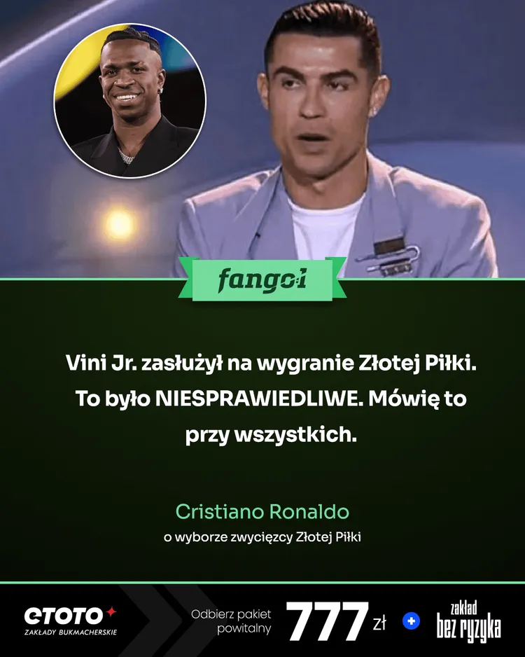 Szok! Ronaldo szczerze o nagrodzie Złotej Piłki!