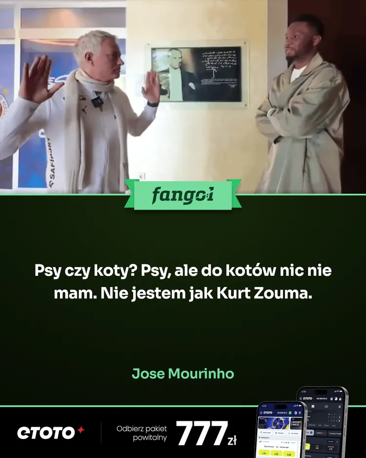 Jose Mourinho gruzuje Kurta Zoume!