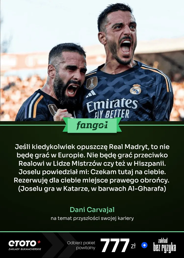 Dani Carvajal o tym, co będzie po Realu!