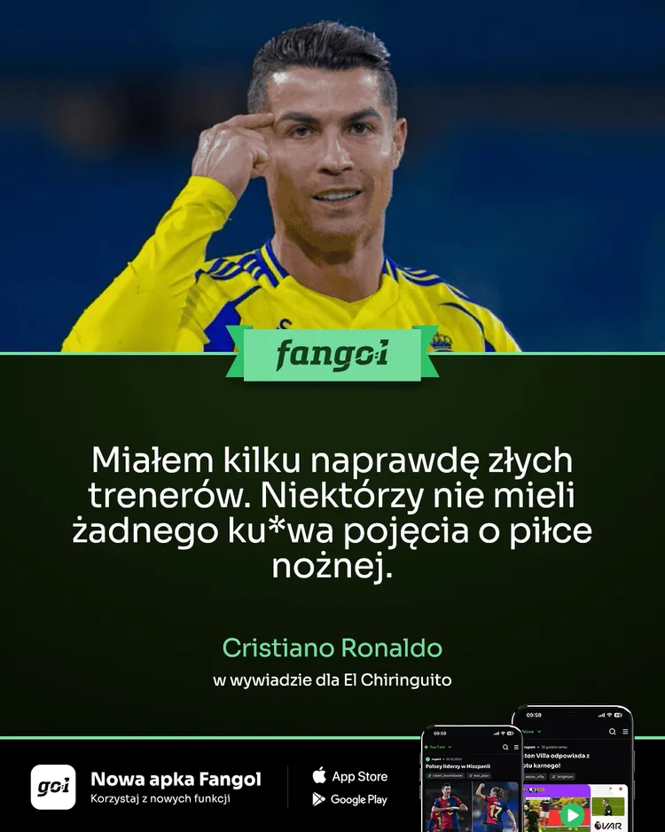 O kim może mówić Ronaldo?