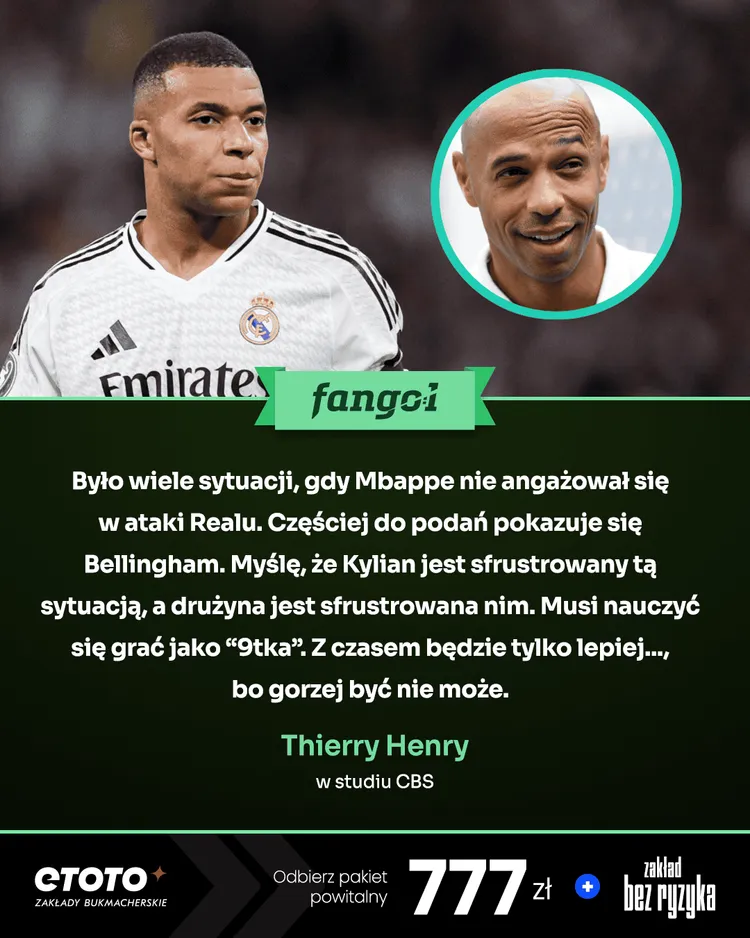 Henry przejeżdża się po Mbappe