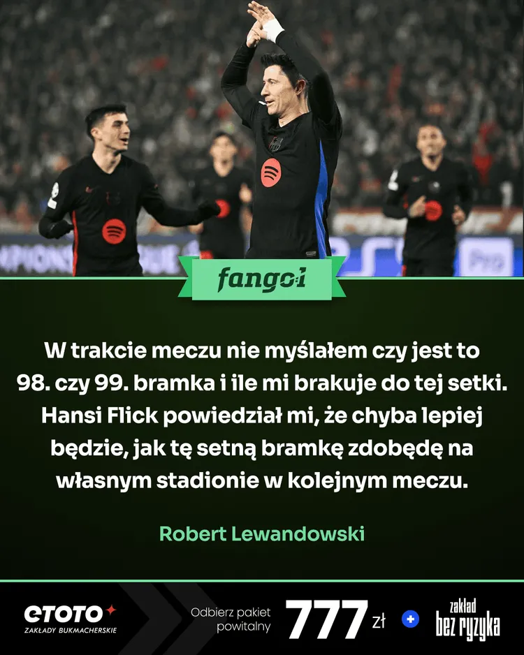 Robert Lewandowski po meczu z Crvena Zvezda 🗣