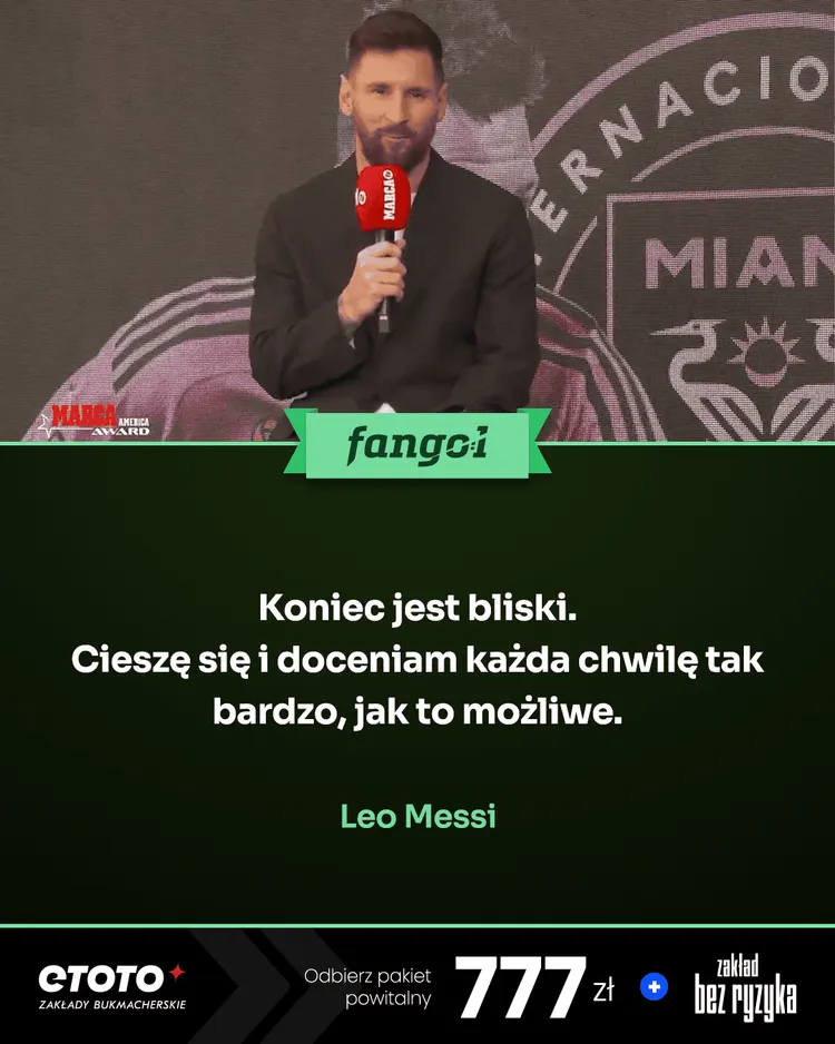 Messi o końcu kariery dla czasopisma "Marca"