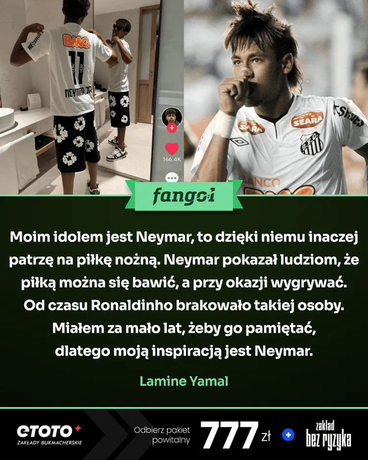 Yamal wskazał swojego idola