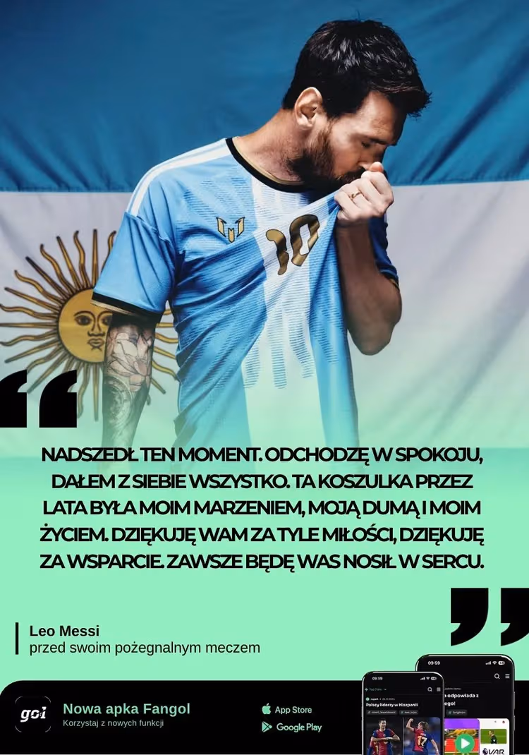 To już dziś w nocy! 🇦🇷💔