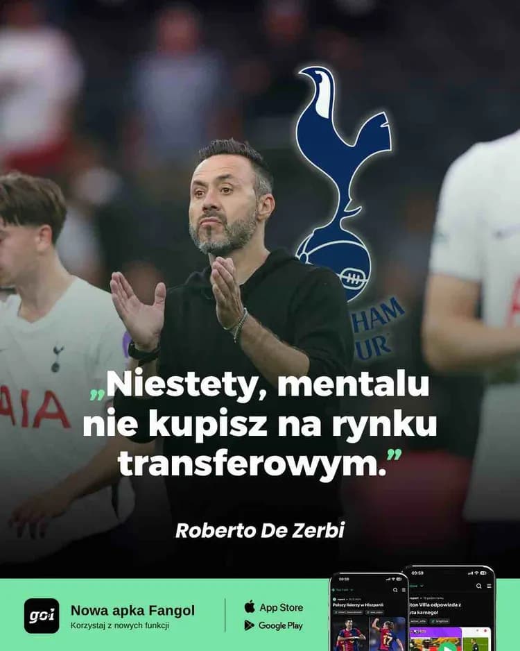 Roberto De Zerbi WYJAŚNIŁ Tottenham!