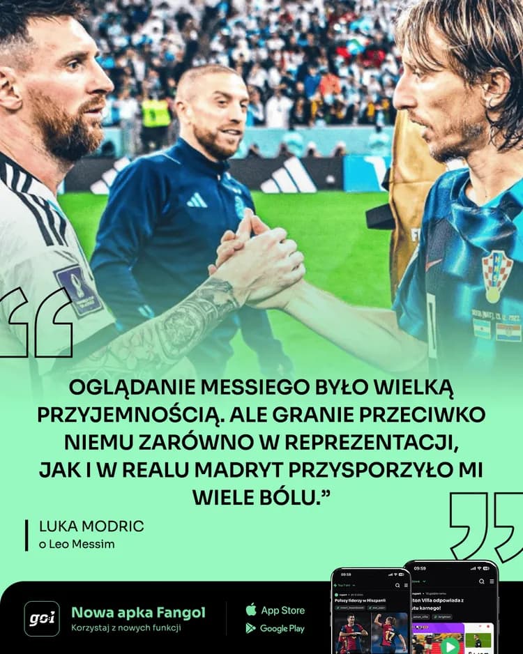 Tak Luka Modric wypowiedział się o Messim!